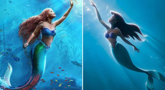 The complete Ariel cast compared to the 1989 animated film