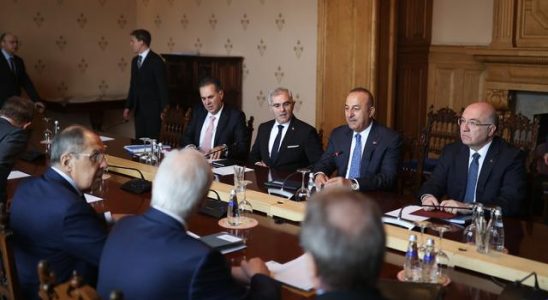 The critical 4 way summit in Moscow has begun Minister Cavusoglu