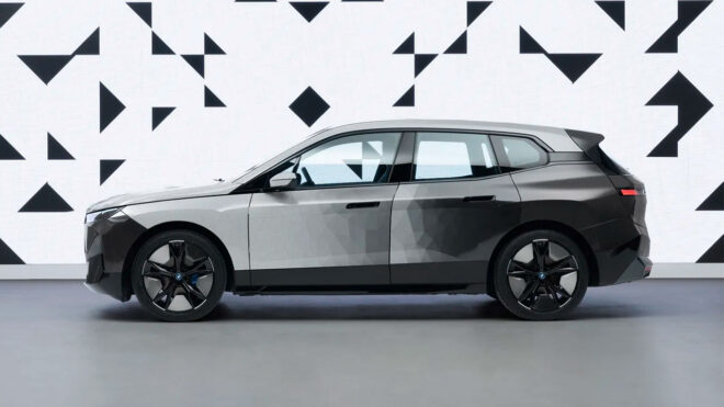 This is how the BMW signed color changing car was prepared