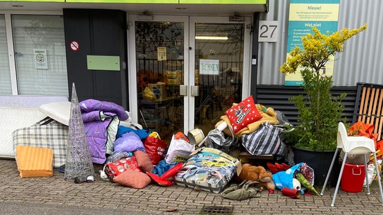 Thrift stores are fed up with dumped stuff in front