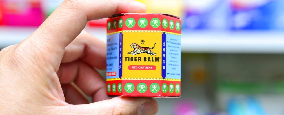 Tiger Balm composition benefit when is it prohibited