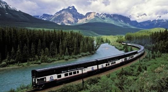 Tourism in Canada choose the train instead