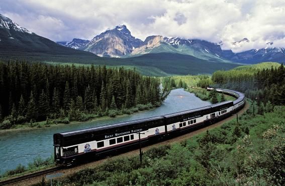 Tourism in Canada choose the train instead