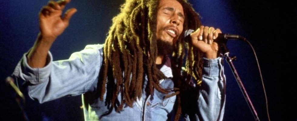 Tribute to reggae legend Bob Marley who died aged 36