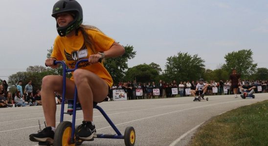 Tricycle powered event raises funds for young Sarnia leukemia patient