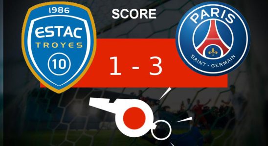 Troyes PSG ESTAC Troyes misses out the summary of