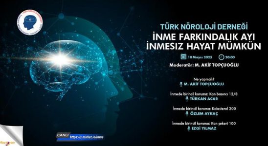 Turkish Neurological Society will inform the public about stroke