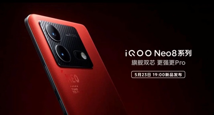 Vivo iQOO Neo 8 series launches on May 23