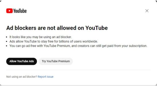 YouTube Ad Blockers Banned Cepholic