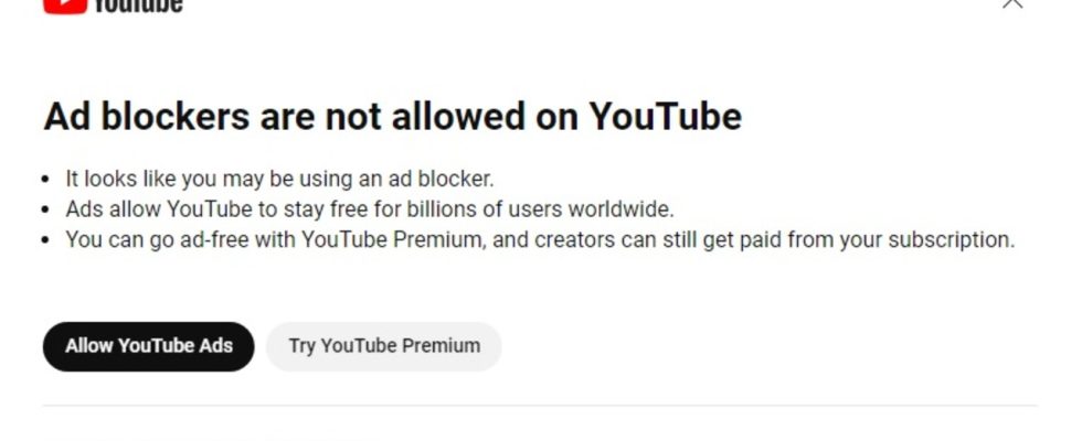 YouTube Ad Blockers Banned Cepholic