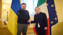 Zelenskyi who is visiting Rome received promises of unwavering support