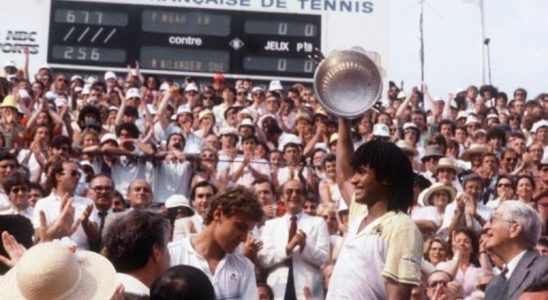 forty years ago the coronation of Yannick Noah at Roland Garros