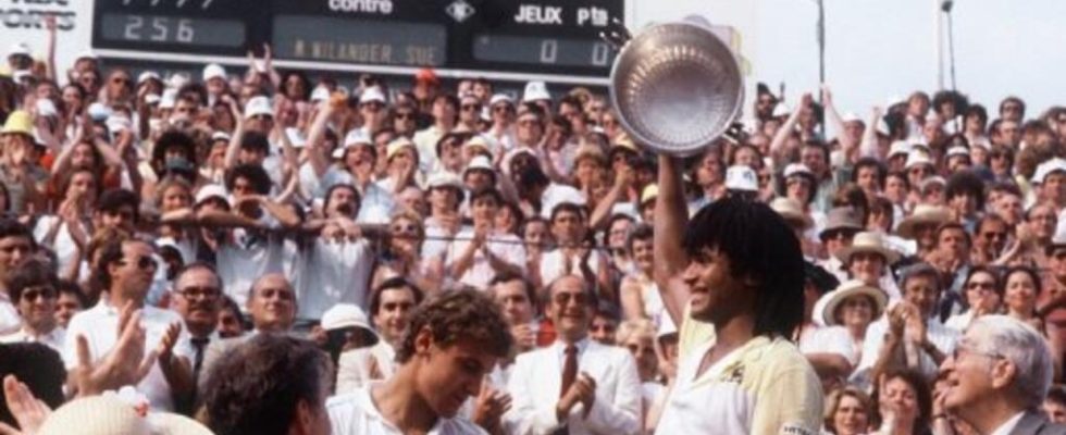 forty years ago the coronation of Yannick Noah at Roland Garros