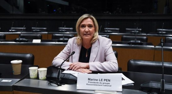 in the National Assembly Marine Le Pen denies any submission