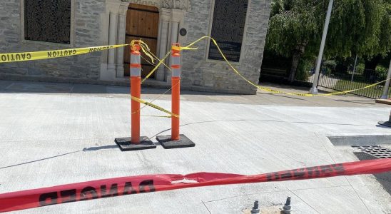 1687807027 Crosswalk at Carillon Tower desecrates war memorial Simcoe Legion president