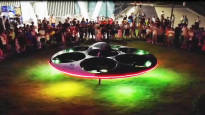 A flying saucer presented to the public in China