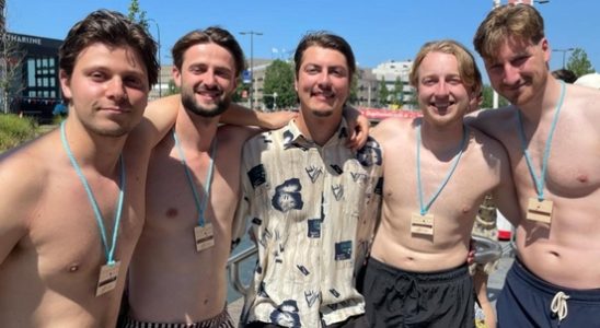 Abel participated in Utrecht SingelSwim for friend Douwe with serious