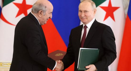 Algeria Putin is described as a friend of humanity France