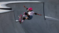 Arisa Trew 13 made skateboarding history with Tony Hawk watching