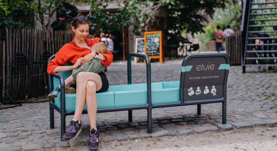 Breastfeeding benches installed in Paris to invite mothers to breastfeed