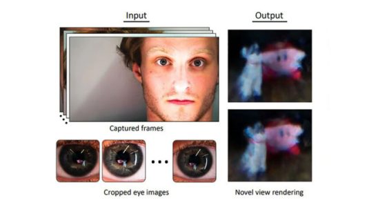 Developing technology that turns eye reflections into 3D images