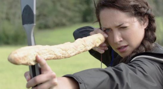 Extremely embarrassing sci fi spoof of Hunger Games that deservedly completely