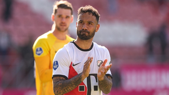 FC Utrecht player Klaiber takes an ice bath in the