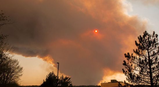 Fires in Canada is the cloud of smoke expected in