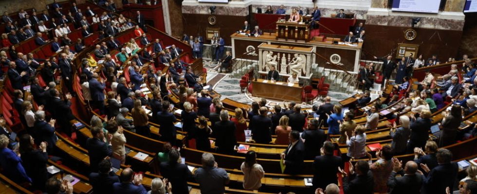 France lively debates in the National Assembly about the law