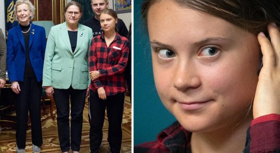 Greta Thunberg and Margot Wallstrom in Kiev meet Zelenskyj