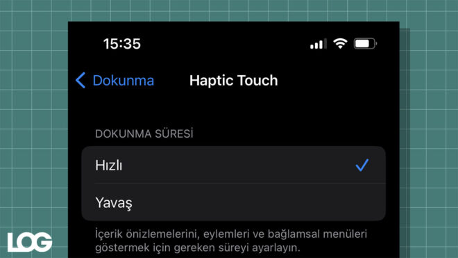 Haptic Touch touch time could be even faster with iOS