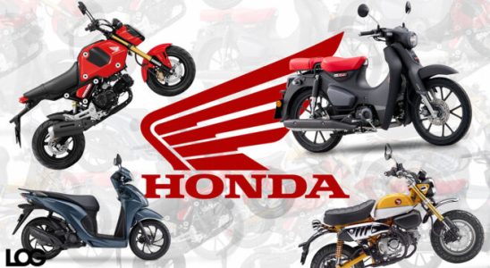 Honda motorcycles under 125cc that can be used with a