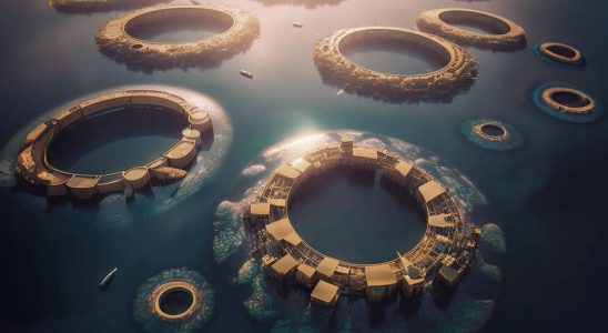 IN PICTURES Polimeropolis a floating city project to wash