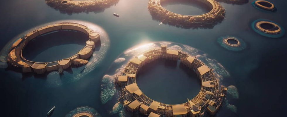 IN PICTURES Polimeropolis a floating city project to wash