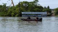 Information from the flooded area occupied by Russia is scarce