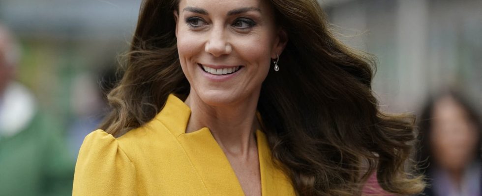 Kate Middleton is no longer entirely brown and announces the