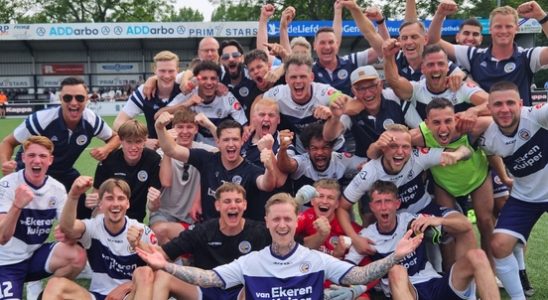 LRC Leerdam promoted to fourth division after goal in injury