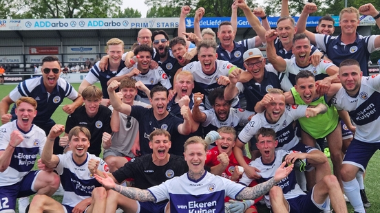 LRC Leerdam promoted to fourth division after goal in injury