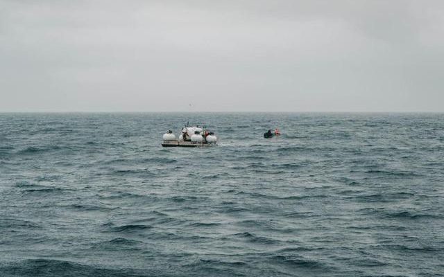 Lost in the Atlantic Ocean while searching for the wreckage