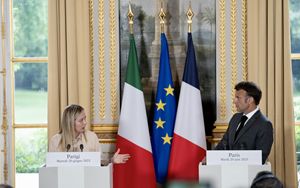 Macron Meloni bilateral Eliseo Convergence on common challenges