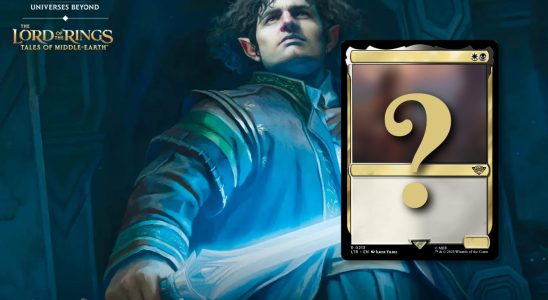 Magic discover a world exclusive card from the Lord of