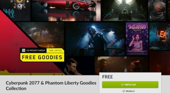 Phantom Liberty Goodies Collection is free on GoG