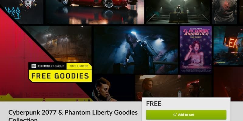 Phantom Liberty Goodies Collection is free on GoG