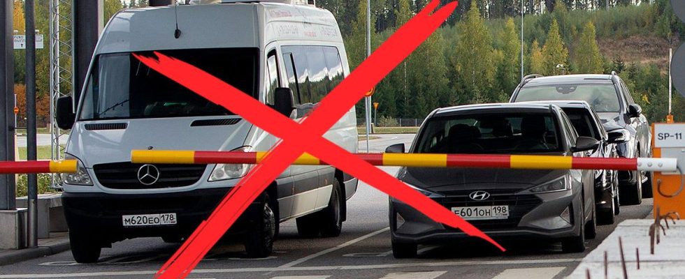 Russian cars may be banned at the Finnish border