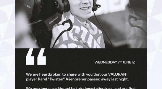 Team Vitality actor Twisten dies