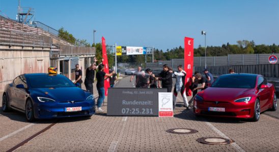 Tesla Model S Plaid breaks Nordschleife record Video