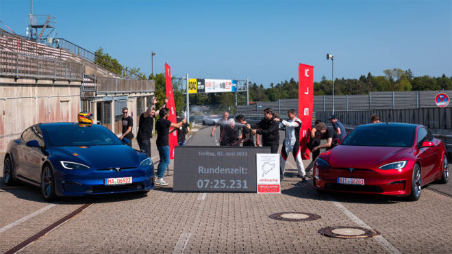 Tesla Model S Plaid breaks Nordschleife record Video