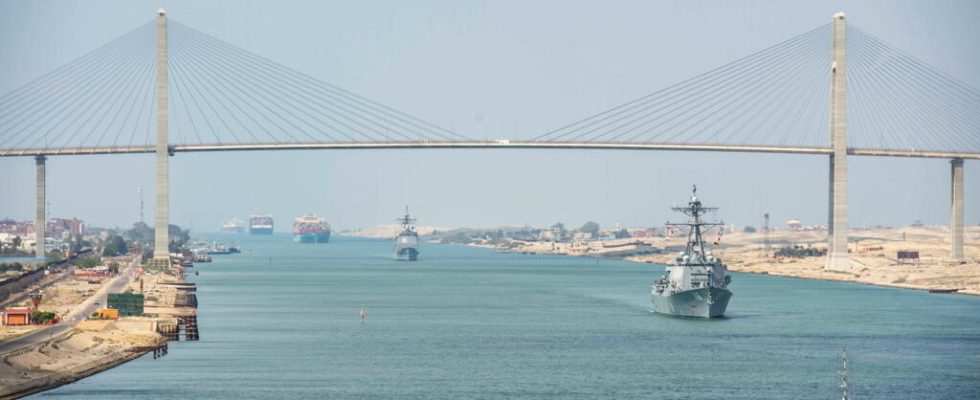 The Suez Canal registers record revenues of 86 billion euros