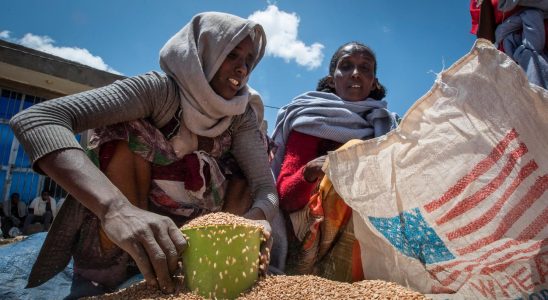 The US stops all food aid to Ethiopia