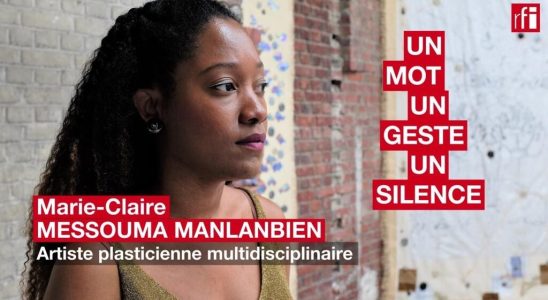 The artist Marie Claire Messouma Manlanbien in a word a gesture